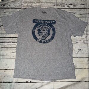 Gray Short Sleeve Tee gas monkey